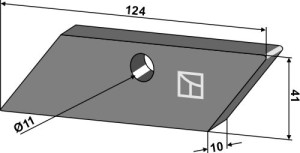 Plastic slat spacer