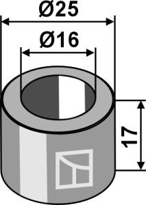 Bus Ø25x17xØ16